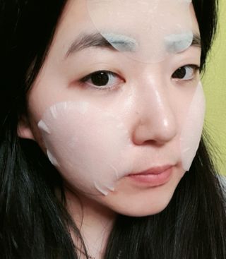 랑벨 랑바이오 블랙 시카 퀵 패드 100매 (3초 쿨링/3분 흡수, 블랙비 프로폴리스/시카 4종 함유, 대용량) — 5점을 준 리뷰어가 2022년 3월 올린 사용 사진