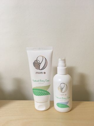 mom e 맘이 내추럴 베이비 케어 크림+바디오일 — 4.5점을 준 리뷰어가 2021년 1월 올린 사용 사진