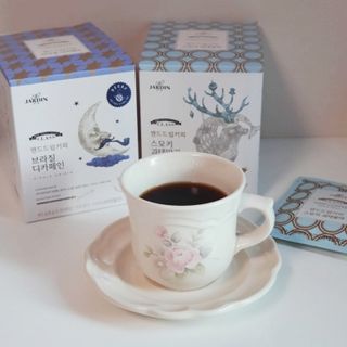 (주)쟈뎅 쟈뎅 클래스 핸드 드립 커피 10P 2종_디카페인 1종+랜덤 플레이버 1종 — 4점을 준 리뷰어가 2021년 4월 올린 사용 사진