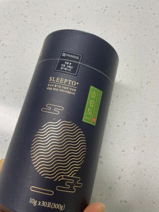 프리마인 자체 기업부설 연구소에서 찾아낸 건강한 수면의 비밀.  슬립토 플러스 30포 — 4.5점을 준 리뷰어가 2023년 1월 올린 사용 사진