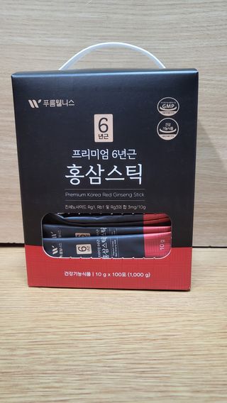 [푸름웰니스] 프리미엄 6년근 홍삼스틱 3mg x 100포 — 5점을 준 리뷰어가 2022년 4월 올린 사용 사진
