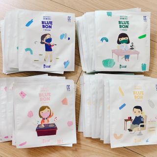 [블루 본 아이노우] 유아용 컬러마스크 40 PCS SET 2중 택 1 — 4.5점을 준 리뷰어가 2021년 5월 올린 사용 사진