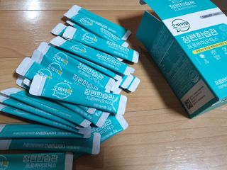 [유산균] 오마이락 장편한습관 프로바이오틱스 30P — 5점을 준 리뷰어가 2022년 11월 올린 사용 사진