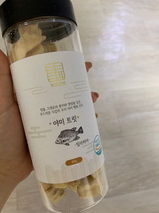 부르르펫 야미트릿 틸라피아 60g — 5점을 준 리뷰어가 2021년 10월 올린 사용 사진