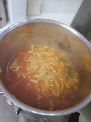 [풀무원] 자연은맛있다 정면, 백면, 홍면  세트 — 5점을 준 리뷰어가 2021년 4월 올린 사용 사진