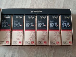 서울약사신협_투데이홍삼정플러스스틱_10g x 60포 — 5점을 준 리뷰어가 2021년 7월 올린 사용 사진