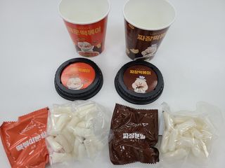 유비쿡 컵떡볶이 매운컵떡볶이2개/ 짜장컵떡볶이 2개  총 4개세트 — 5점을 준 리뷰어가 2021년 3월 올린 사용 사진