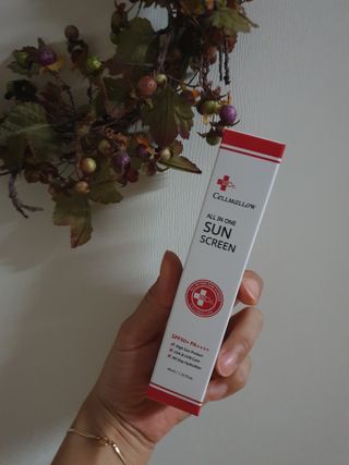 닥터셀멜로 셀멜로 올인원 선스크린 — 5점을 준 리뷰어가 2021년 4월 올린 사용 사진