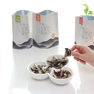 오봉산꽃부각 [만나식품] 오봉산 꽃부각 3가지 맛(오리지널, 새우맛, 매운고추맛) — 5점을 준 리뷰어가 2022년 12월 올린 사용 사진