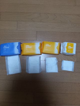 에어퀸 뉴브레스 유기농 생리대 4종 (팬티라이너 20P + 중형 10P + 대형 10P + 오버나이트 8P)_체험단 2차 — 5점을 준 리뷰어가 2024년 11월 올린 사용 사진