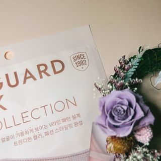 애니가드 셋업마스크 4컬러 각 10매입 [크리미베이지, 캐시미어로즈, 초콜렛브라운, 미드나잇네이비] — 3.5점을 준 리뷰어가 2022년 2월 올린 사용 사진