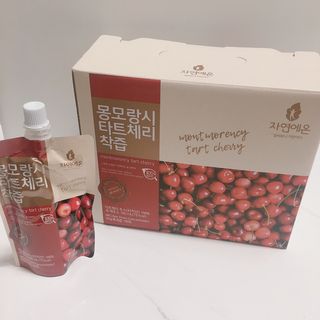 자연에온 몽모랑시 타트체리 착즙 100mL 10개입 2BOX — 5점을 준 리뷰어가 2021년 1월 올린 사용 사진