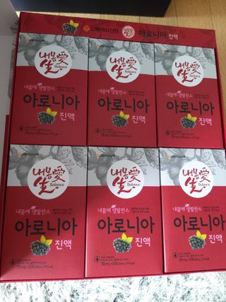 서울약사신협_내몸애생발란스아로니아_70ml x 30포 — 5점을 준 리뷰어가 2021년 7월 올린 사용 사진