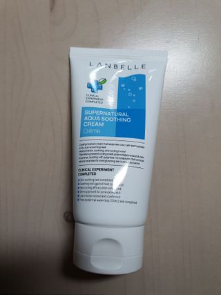 랑벨 수퍼내츄럴 아쿠아 수딩 크림 100ml — 5점을 준 리뷰어가 2022년 4월 올린 사용 사진