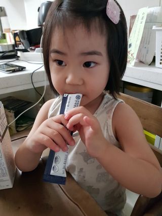 키즈텐플러스 연세 키즈텐 플러스 1개월 — 5점을 준 리뷰어가 2021년 4월 올린 사용 사진