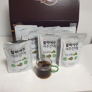참유원 특허제조 활력 여주진액 여주즙 50포 — 5점을 준 리뷰어가 2022년 3월 올린 사용 사진