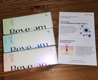 나우 [리브엠] 123억개 엑소좀으로 채운 눈부신 광채, 엑소코어 화이트닝 텐션 앰플 — 5점을 준 리뷰어가 2023년 6월 올린 사용 사진
