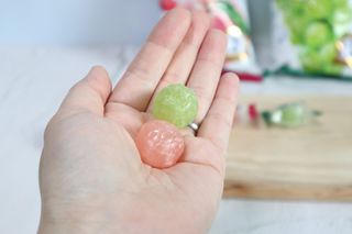 청포도캔디 복숭아캔디 — 5점을 준 리뷰어가 2022년 11월 올린 사용 사진