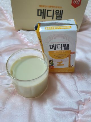 메디웰 페디아드링크 미니 바나나맛 — 4점을 준 리뷰어가 2022년 8월 올린 사용 사진