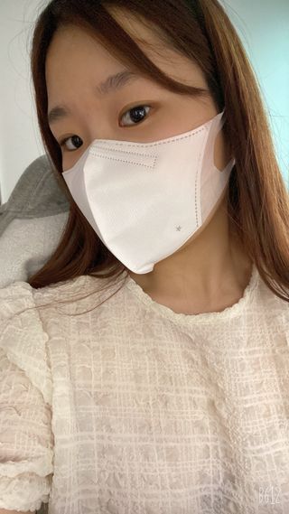 끌린에르 스포츠 귀편한 새부리형 마스크 (뉴컬러포함) — 5점을 준 리뷰어가 2022년 5월 올린 사용 사진