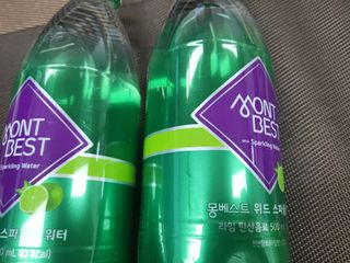 몽베스트 Montbest with Sparkling water Lime20병 — 4점을 준 리뷰어가 2022년 7월 올린 사용 사진