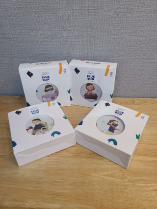 [블루 본 아이노우] 유아용 컬러마스크 40 PCS SET 2중 택 1 — 5점을 준 리뷰어가 2021년 4월 올린 사용 사진