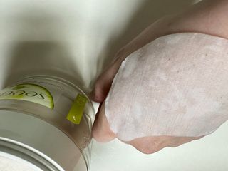 씨드렛 큐컴버 수딩 토너 패드 — 5점을 준 리뷰어가 2023년 2월 올린 사용 사진