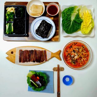 마라도푸드 포항 구룡포 햇 과메기 야채세트 마라도회식당 꽁치 — 5점을 준 리뷰어가 2023년 11월 올린 사용 사진