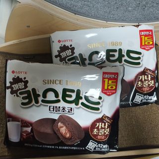 롯데제과 까망카스타드 더블초코 — 5점을 준 리뷰어가 2021년 5월 올린 사용 사진