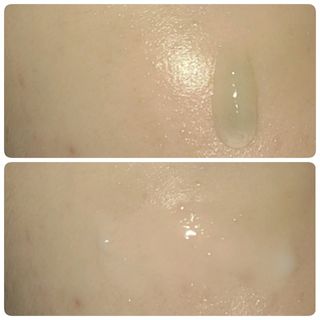 김정문알로에 큐어 큐어 알로에 리프레쉬 젤리 세럼, 큐어 알로에 하이드로 젤리 크림 — 5점을 준 리뷰어가 2021년 2월 올린 사용 사진