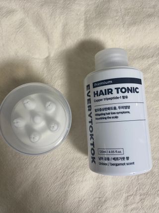 소담스퀘어 상암 에브리톡톡 헤어토닉 120ml — 4.5점을 준 리뷰어가 2022년 11월 올린 사용 사진