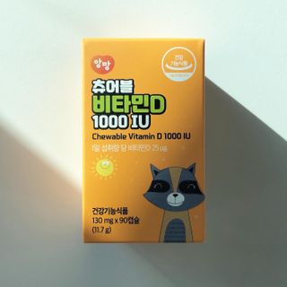 앙팡 츄어블 비타민D 1000 IU 130mg x 90정 — 5점을 준 리뷰어가 2022년 10월 올린 사용 사진