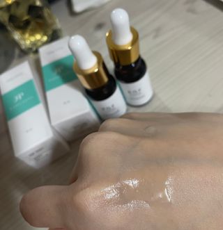 랑팡 EGF+FGF 10ppm 리포좀 앰플 원액 10ml — 5점을 준 리뷰어가 2021년 11월 올린 사용 사진