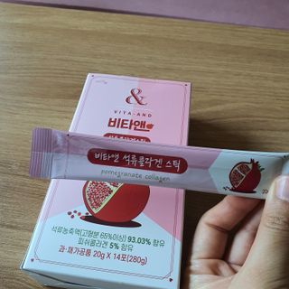 비타앤 석류콜라겐스틱 — 5점을 준 리뷰어가 2021년 5월 올린 사용 사진