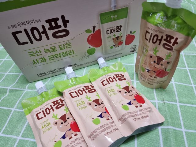 [몸엔용] 우리 아이 건강간식, 달콤한 녹용곤약젤리 디어팡 4종 리뷰 사진