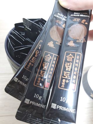 프리마인 자체 기업부설 연구소에서 찾아낸 건강한 수면의 비밀.  슬립토 플러스 30포 — 5점을 준 리뷰어가 2021년 11월 올린 사용 사진