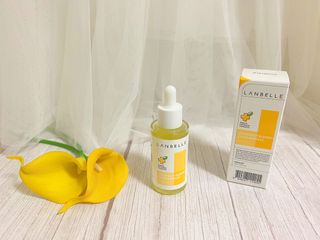 랑벨 비타 에너지 잡티 앰플 50ml 고농축 비타민, 저자극, 수분 촉촉, 미백 앰플 — 5점을 준 리뷰어가 2022년 3월 올린 사용 사진
