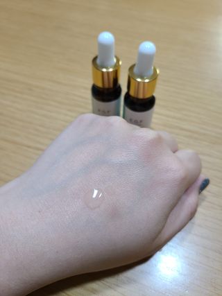 랑팡 EGF+FGF 10ppm 리포좀 앰플 원액 10ml — 5점을 준 리뷰어가 2021년 10월 올린 사용 사진