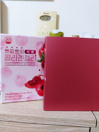 헬스업_쁘띠쁘띠석류콜라겐젤리_20g x 14포 — 5점을 준 리뷰어가 2021년 1월 올린 사용 사진