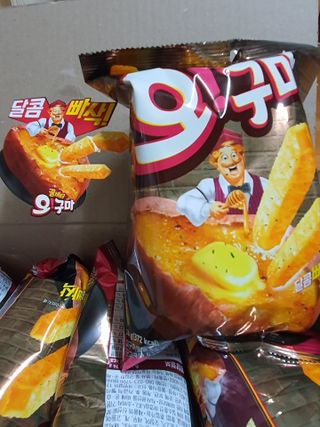 꿀버터 오!구마 꿀버터 오구마 16봉 — 5점을 준 리뷰어가 2021년 7월 올린 사용 사진