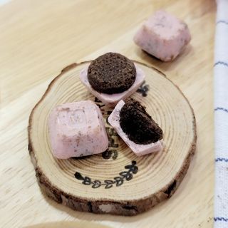 롯데제과 ABC초코쿠키 핑크베리 — 5점을 준 리뷰어가 2021년 2월 올린 사용 사진