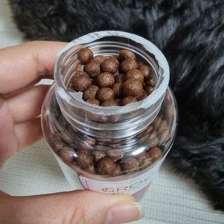 펫21 그로그로 5종 강아지 고양이 반려동물 한방 영양제 — 5점을 준 리뷰어가 2021년 11월 올린 사용 사진