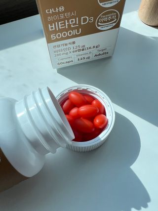 (NEW)다나음 하이포텐시 비타민D3 5000IU(60정/2개월분) — 5점을 준 리뷰어가 2023년 11월 올린 사용 사진