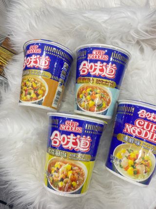 NISSIN 닛신 컵누들  4종 - 씨푸드오리지날, 씨푸드 스파이시, 씨푸드 커리, 씨푸드 XO소스 — 5점을 준 리뷰어가 2022년 11월 올린 사용 사진