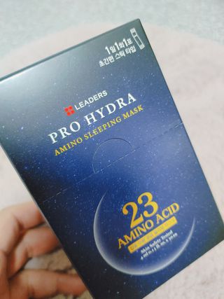 리더스코스메틱 리더스 프로 하이드라 아미노 슬리핑 마스크 — 4점을 준 리뷰어가 2021년 1월 올린 사용 사진
