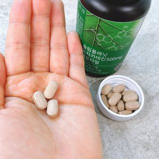 슬림플래닛 녹차카테킨 500mg 애프터밀 — 5점을 준 리뷰어가 2021년 7월 올린 사용 사진