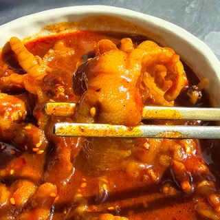 [닭집아들] 직화마라국물닭발 & 직화통뼈닭발 — 5점을 준 리뷰어가 2024년 3월 올린 사용 사진