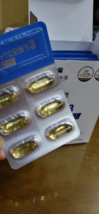 체인미 프리미엄 rTG 오메가3 비타민E 850mg x 30캡슐 — 4점을 준 리뷰어가 2021년 11월 올린 사용 사진