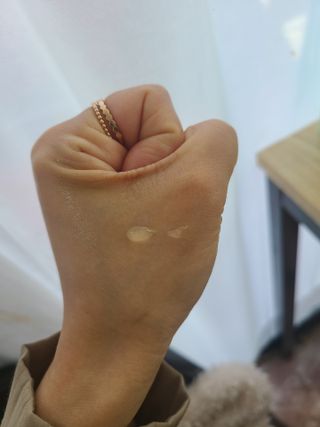 김정문알로에 큐어 큐어 맥시 알로에베라 겔 크림 — 4점을 준 리뷰어가 2021년 3월 올린 사용 사진