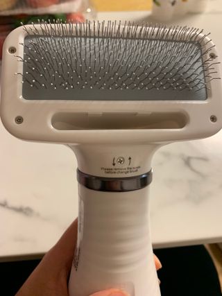 아베크 펫 강아지 고양이 애견 에어 브러쉬 드라이기 올인원 — 5점을 준 리뷰어가 2021년 7월 올린 사용 사진